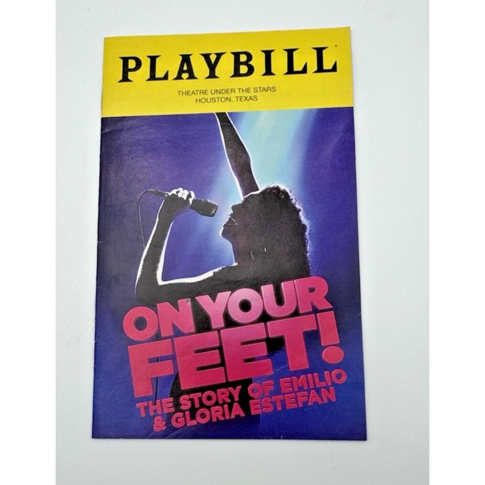 ON YOUR FEET! – October 2015 Original Broadway Playbill Gloria & Emilio Estefan